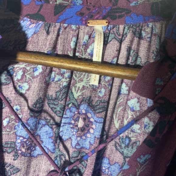 nwt free people floral tunic - Picture 5 of 9
